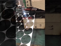 Señales de tránsito de la serie 3000 Hoja redonda de aluminio ligera 1.0 mm x 350 mm DC