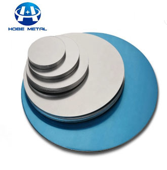 Superficie recubierta con el mejor precio de venta Serie 3 Hoja de aleación de aluminio Discos redondos Círculos de acero inoxidable para platos de fondo de utensilios de cocina