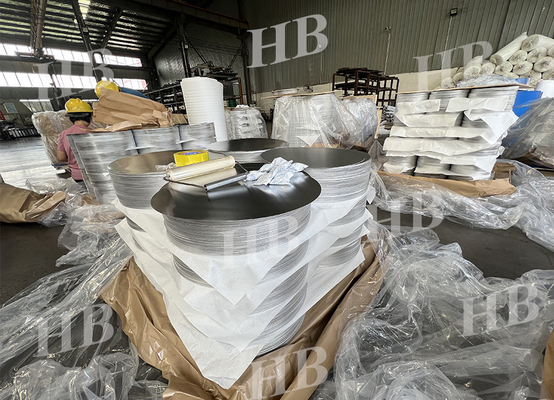 Fabricación propia y aleación de buena calidad 3003 3004 3005 utensilios de cocina paredes de lámparas discos redondos de aluminio