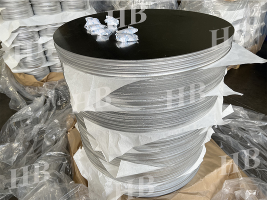1060 - H14 Discos circulares de oblea de aluminio suaves para señales de advertencia de carretera Serie 1