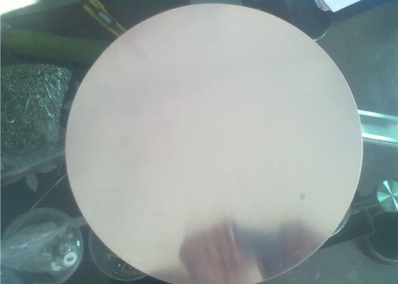 Perforación profunda de la placa de aluminio redonda de 8011 grados para el caso cosmético