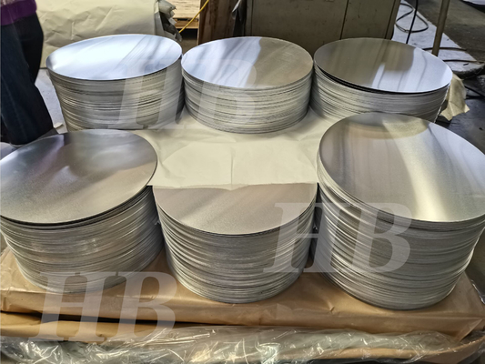 Superficie terminada del molino 2.4 mm 1100 Discos de aluminio de dibujo profundo resistentes a la corrosión para teteras