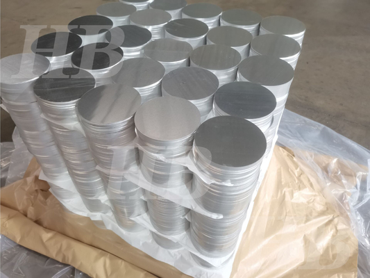1060 - H14 Discos circulares de oblea de aluminio suaves para señales de advertencia de carretera Serie 1