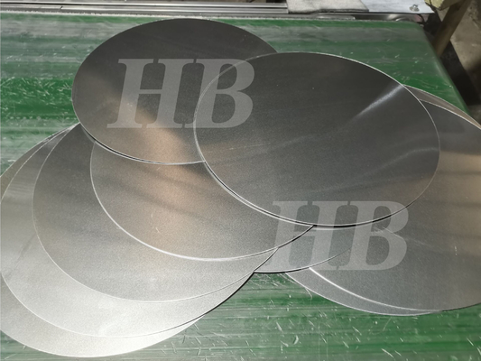 Discos de aluminio laminado fundido de la serie 8 círculo 6 mm 1070 1100 para señales de sombrillas