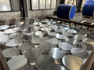 El aluminio puro 1050 del Cookware circunda la superficie llana plateada de la aleación dura H14 1/4