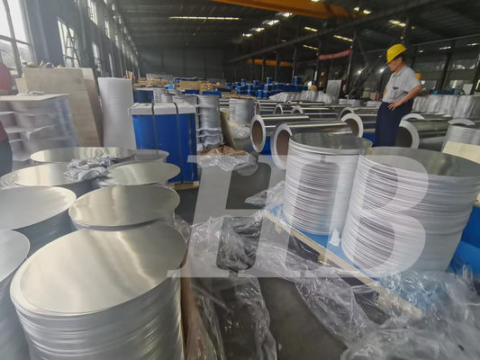 Discos circulares de aluminio personalizables para diversas aplicaciones de utensilios de cocina con espesores que van de 0,3 a 6 milímetros