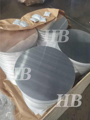 1.8m m 1100 espacios en blanco de aluminio del círculo, discos de aluminio redondos ligeros de la cacerola de fritada