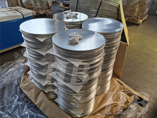 Superficie lisa Círculos de discos de aluminio personalizados para utensilios de cocina