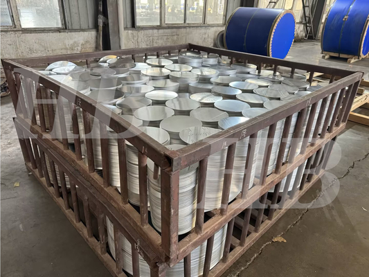 Discos circulares de aluminio con aleación 1050 1060 1070 1100 y espesor personalizado