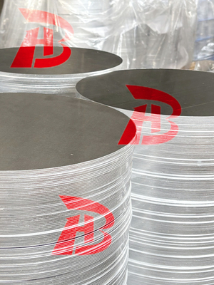 Discos de aluminio personalizados de 5 mm círculos redondos en blanco Serie 1000 para sombreador 1600mm