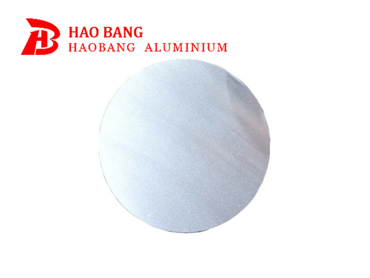 Discos de aluminio artesanal de aluminio Nostick blanco Placa redonda para utensilios de cocina