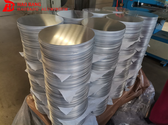 China Discos de aluminio para utensilios de cocina círculos 1100 O H14 H24 con grosor de 0,3-3 mm
