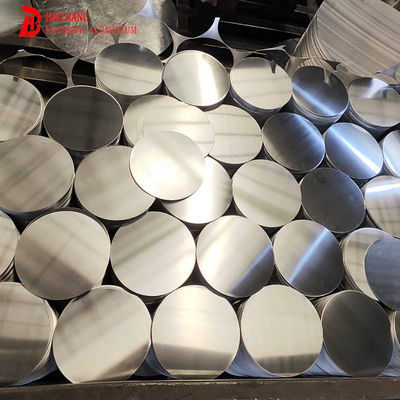 Círculo en blanco de aluminio 3003 1050 1060 H18 Temper 100–1000 mm Diámetro Disco de embutición profunda para estampado de utensilios de cocina