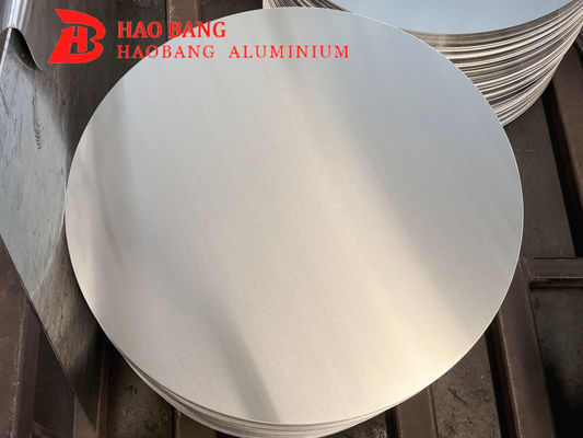 Círculo en blanco de aluminio 3003 1050 1060 H18 Temper 100–1000 mm Diámetro Disco de embutición profunda para estampado de utensilios de cocina