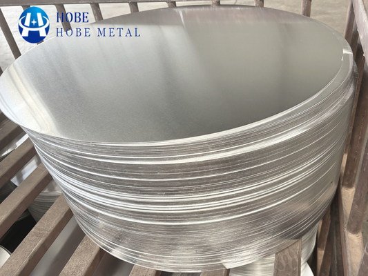 Superficie revestida B209 ASTM 3003 8011 1050 1100 1060 Círculos de discos de aluminio para panelas no adhesivas