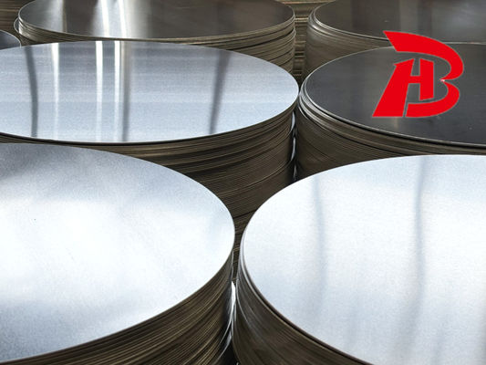 Círculos de aluminio plateado de larga duración 1050/1060 80-1600MM para proyectos domésticos
