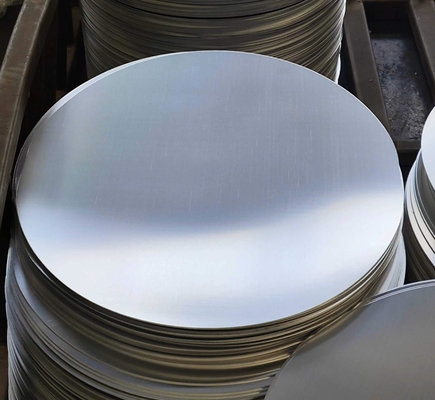 1050 1060 1070 1100 3003 8011 Círculo de laminado en caliente/en frío de aluminio para utensilios de cocina Desde 1999