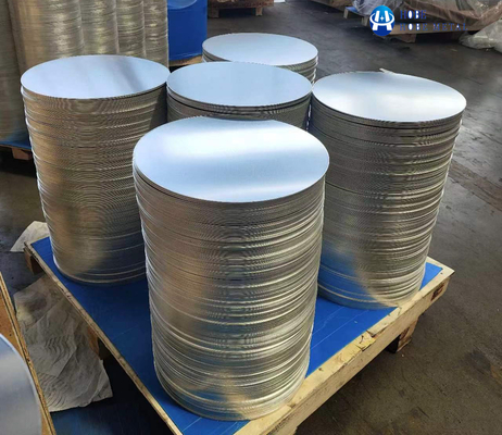 1050 1060 1070 1100 3003 8011 Círculo de laminado en caliente/en frío de aluminio para utensilios de cocina Desde 1999