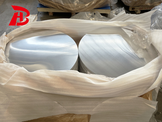 Molino laminado en caliente Círculo de aluminio acabado 1100 1070 0,3 mm-6,0 mm De espesor para señales de tráfico