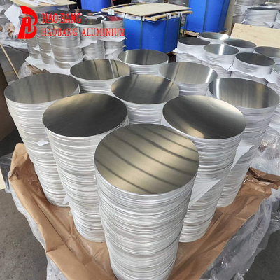 HOBE Círculo de aluminio 3003 H14 para señalización de carreteras / utensilios de cocina / aparatos ligeros