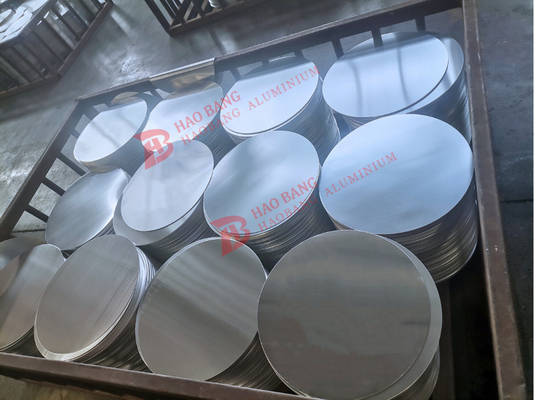 HOBE Círculo de aluminio 3003 H14 para señalización de carreteras / utensilios de cocina / aparatos ligeros