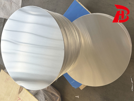 1050 1060 1070 1100 Círculo de aluminio redondo de aleación con una superficie resistente a la corrosión