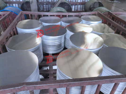 Disco y círculo de aluminio personalizables con 0,3 a 6 mm de espesor y 80 a 1600 mm de diámetro para aplicaciones de utensilios de cocina