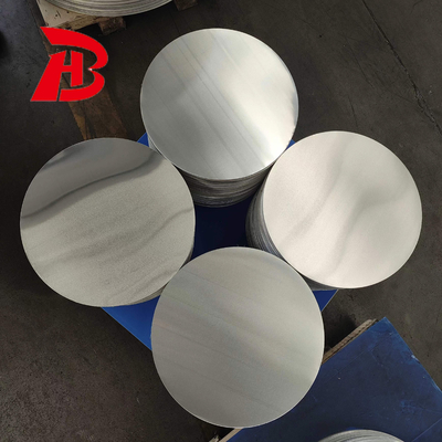 Círculos de aluminio recubiertos de plata para hacer señales de advertencia vial