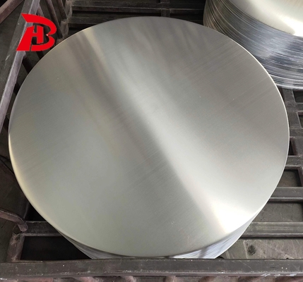 Círculos de aluminio recubiertos de plata para hacer señales de advertencia vial