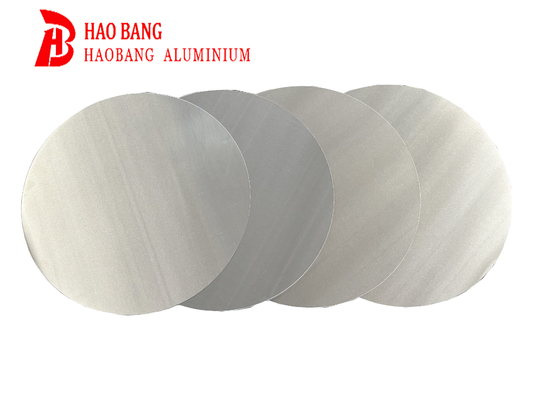 círculo de aluminio de acabado de molino para utensilios de cocina 0,6 mm a1100 o-h14