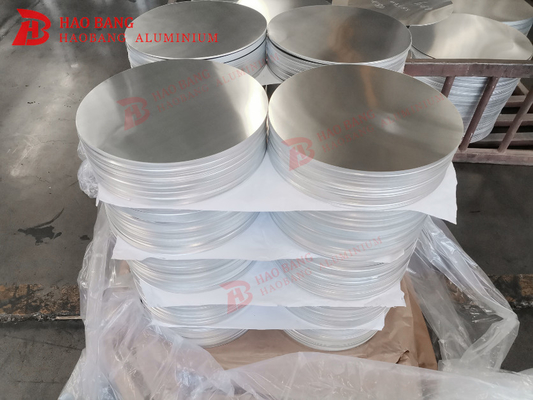 990,9% de aluminio puro 1100 círculo con superficie lisa y acabado plateado