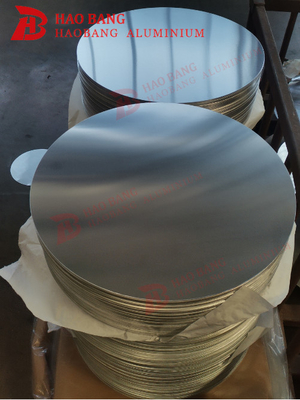 990,9% de aluminio puro 1100 círculo con superficie lisa y acabado plateado