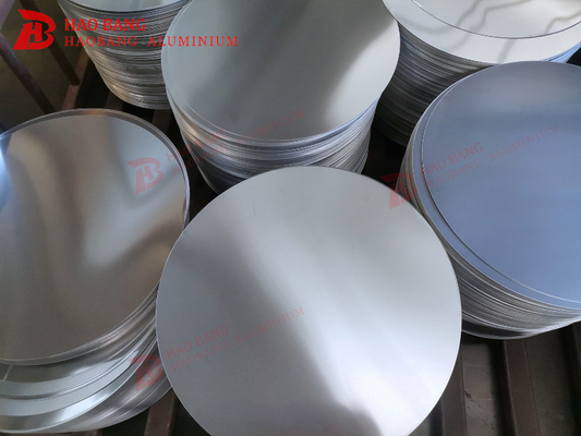 990,9% de aluminio puro 1100 círculo con superficie lisa y acabado plateado