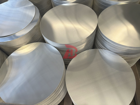Venta caliente 1050 Serie 1000 O H12 H14 H18 Hoja de aluminio circular para hilar