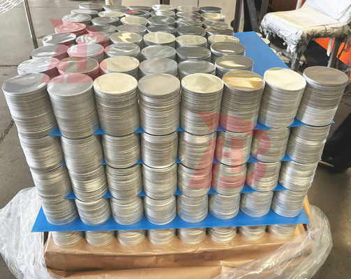 Superficie terminada de molino de la serie 3000 Discos de aluminio Temper HO Superficie anti-herrumbre para reflectores de semáforos