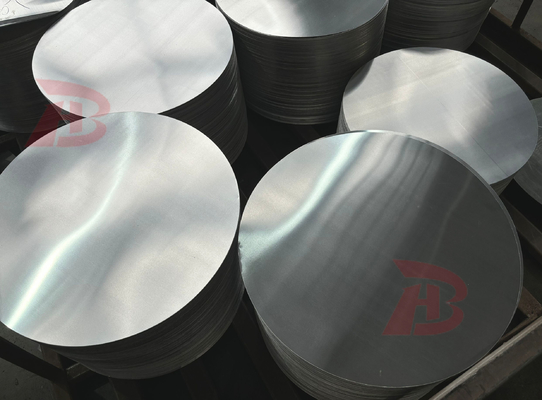 5052 5754 5083 Anodizado de aluminio círculo Precios con superficie lisa y acabado plateado