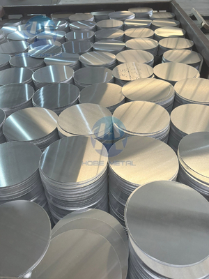 5052 5754 5083 Anodizado de aluminio círculo Precios con superficie lisa y acabado plateado