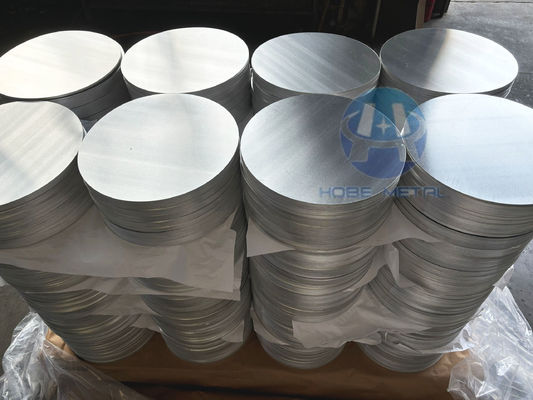 Disco de aluminio de alta planitud 1050/3003 Aleación O H12 Templado CC DC Material Embutición profunda Resistente a grietas Diámetro personalizado para ollas Sartenes Estampado industrial