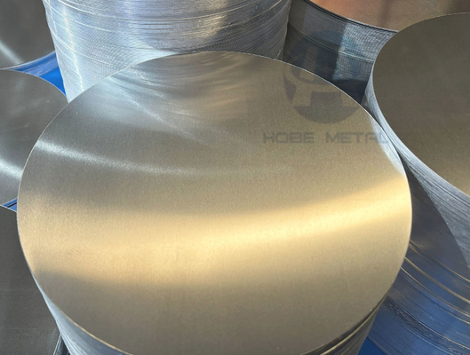 1 Serie de lámina de aluminio circular laminado en caliente fundición proceso de laminado procesamiento de espejos fabricantes vendidos directamente