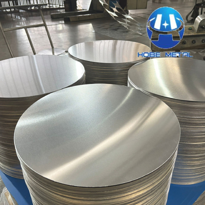 Tratamiento de espejo de superficie 1 3 5 8 Serie de círculo de aluminio para macetas y sartenes