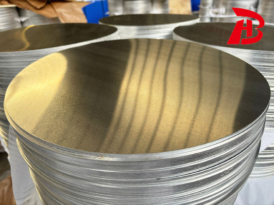 Placa circular de aluminio personalizada de la serie 3000 ASTM B209 estándar para tetera