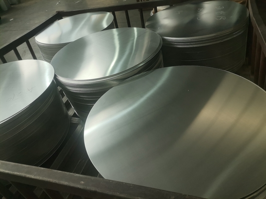 1000 3000 5000 Serie de aluminio círculo fundido laminado en caliente laminado acabado de molino