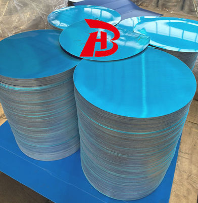 0.3-6mm Thickness 100-1000mm Diameter Deep Drawing Aluminum Circle Disc for Cookware and Industrial Stamping