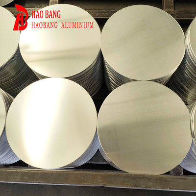 3003 1050 1060 Círculo de aluminio en blanco O suave H18, 100–1000 mm de diámetro, disco de aluminio de embutición profunda para estampado de utensilios de cocina