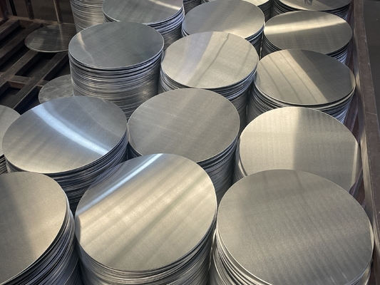 Tamaño de vestuario Círculo redondo de aluminio/disco 1060 Tableros de señalización reflectantes Muebles de carretera utensilios Arena Bruja Cocina de fondo Polido anodizante antiadherente