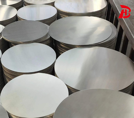 1 3 5 8 Superficie de círculo de aluminio Resistencia a la corrosión fuerte sin burr de impresión de rodillos