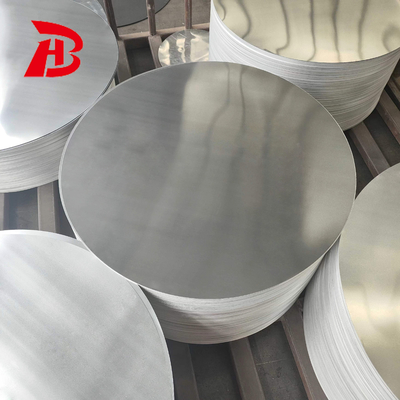 Círculo de aluminio personalizable con superficie lisa
