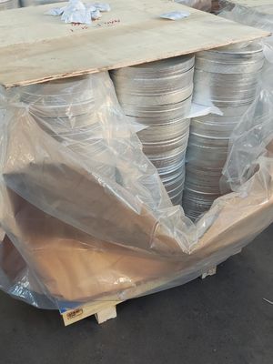 Círculo de Aluminio Personalizado de 100-1000 mm de Diámetro con Superficie Lisa para Estampado Profundo e Industrial