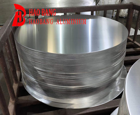 Círculo de aluminio de tamaño personalizado 0,3-6 mm de espesor 100-1000 mm de diámetro CC DC Material 1050 1060 3003 Aleación resistente a grietas Embutición profunda para utensilios de cocina y estampado de cubiertas de lámparas