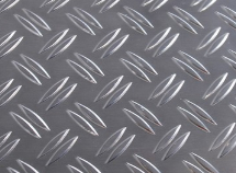 Lámina de aluminio a cuadros, acabado de molino, aleación serie 3000 y 5000